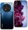 YUEQIAN Case for Honor Magic 7 Lite 5G (Magic7 Lite)/X9c, Ultra Thin Gradient Color Tempered Glass Back Anti-Scratch Cover, Hybrid Soft Silicone TPU Bumper Frame Anti-Drop Case, Dark blue