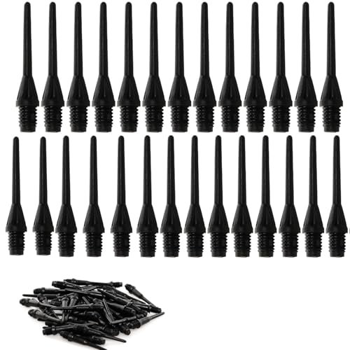 Weenwill Soft Tip Darts,100 Pcs Dart Tips,Plastic Darts,Soft Darts, PC Material,Durable & Waterproof,Perfect for Electronic Dartboards,Home Use & Tournaments