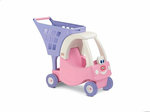 Little Tikes Princess Cozy Coupe Shopping Cart - Carrello giocattolo per bambini e ragazzi, capiente, incoraggia il gioco creativo, Età 3 - 10 anni