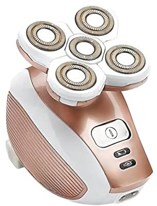 AngLink silkyplanets 4D - Rasierer UltraGlide Wasserdichter elektrischer Rasierer für Frauen kabelloser Epilierer für Gesicht, Körper, Arme und Achseln, USB wiederaufladbar