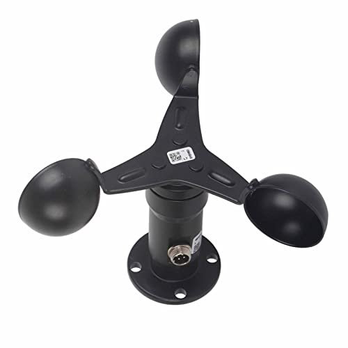 KIMISS Anemometro del Sensore di velocità del in Lega di Alluminio 4-20 MA, Rilevatore di Ad Alta Precisione per Monito Meteorologico, Serre e Acquacoltura