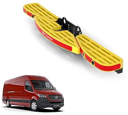 Rhino TowStep for Mercedes Sprinter 2018+ - Van Rear Safety Access Step with Towing Compatibility - No Reverse Sensors - [TS11Y]