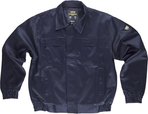 WORKTEAM Cazadora Ignífuga y Antiestática con cremallera oculta. IGNIFUGO EN11612 Y ANTIESTATICO EN1149-5. Unisex