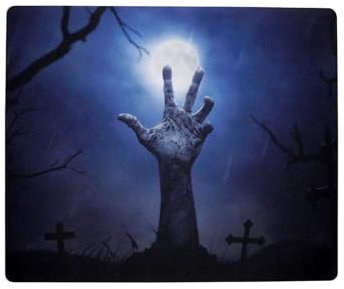 Alfombrilla de ratón wasdkeys P1 PC Gaming Ratón Mouse Pad Mat 230 x 190 x 1,5 mm Zombie