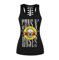 Plustrong Womens Skull Shirts Cut Out Workout Yoga Running Tank Tops Sleeveless Casual Shirts Tops (S/M, Gun n Rose 017)