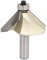 COMOK 45 Degree Chamfer Router Bits with 1/2 Shank 1 Cutting Length
