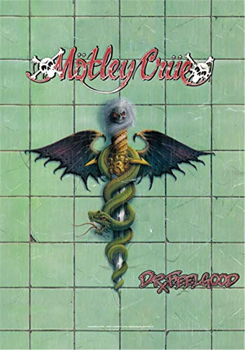 Global Merchandising Mötley Crüe Flagge Dr. Feelgood # 2 Stoff Poster