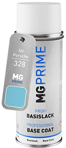 MG PRIME Peinture voiture Bombe aérosol pour Porsche 328 / J8 Gulfblau/Gulf Blue de base de 400ml