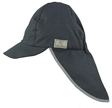 PICKAPOOH Kinder und Erwachsenen Sonnenhut Legionär mit UV-Schutz Bio-Baumwolle, Turbulence-333, Gr. 64