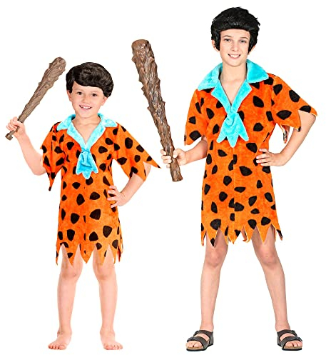 W WIDMANN MILANO Party Fashion - Kinderkostüm Steinzeitmensch, Höhlenmensch, Neandertaler, Faschingskostüme