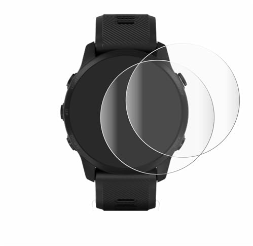 BROTECT Schutzfolie für Garmin Forerunner 945 LTE | 2 Stück Transparenter Displayschutz Made in Germany Klare Full-Screen Folie Full-Cover 3D Curved Montage Kit