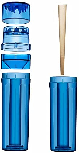 Cone Loader Filler Storage Container, Pre-Rolled Cones Plastic Spice & Herb Grinder Flower Tower