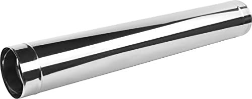 Fumio Ofenrohr Rohrbogen Regenhaube Federklemme Wandhalter Einwandig Edelstahl Ø110mm (Rohr 100cm)
