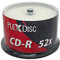 PlexDisc TY Series Blue CD-R 52X 700MB White Inkjet Hub bedruckbar Media Disc - 50 Stück Spindel 66N-214-Y-BX