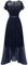 Berylove Abendkleid mit Schlitz Kleid Hochzeit Gast Trauzeugin Kleid Abendkleider Elegant für Hochzeit Lang BLP7051 Navy XL
