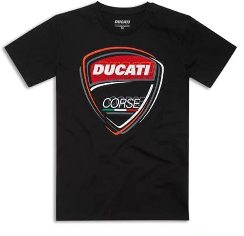 Ducati Corse Sketch 2.0 T-Shirt Größe S, Schwarz