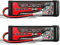 GOLDBAT 7S NIMH Battery 3000 mAh 8.4V NiMH RC Battery with Tamiya Connector for for RC Evader BX Car Truck Truggy Buggy Tank Car Racing(2PACK)