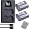 Batmax EN-EL3E EN-EL3 Battery and Rapid Dual Charger with Type C port Compatible with Nikon D30, D50, D70, D70s, D80, D90, D100, D200, D300, D300S, D700 D900 Digital Camera