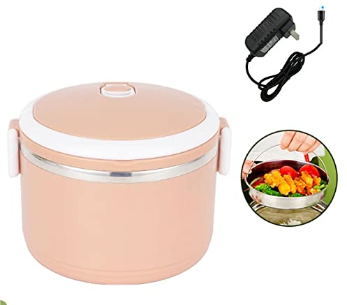 Adult Heated Lunch Box Plug-in Lunch Box Warm-Up Lunch Box Self Heat. Adult Heated Lunch Box Plug-in Lunch Box Warm-Up Lunch Box Self Heating (Pink,S(Plug)