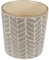 Kaffeebecher Dekor Reactive Glaze Henkelbecher Tasse Kaffetasse Keramik Grau Vintage Look