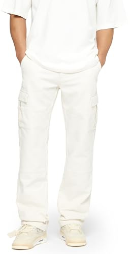 Burocs Straight Heavy Cargo, Farbe:Off White, Hosengröße:W30 L32