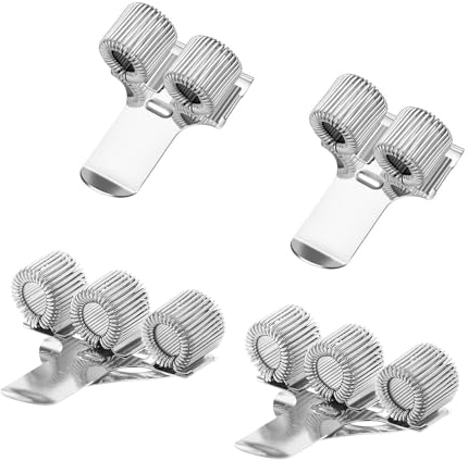 Stifthalter Clips,4 Stück Stiftehalter aus Metall mit 3 Löchern und 2 Löcher Stifthalter Krankenschwester Stiftehalter Taschenclip Dreifacher Metallstifthalter für Krankenschwestern und Ärzte