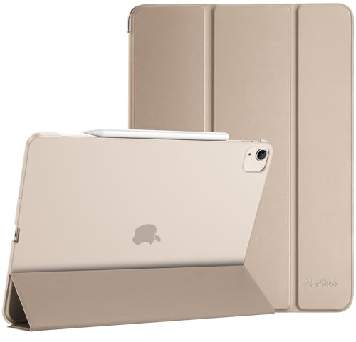 ProCase Hülle für 12,9 iPad Pro 2022/2021/2020/2018 (6/5/4/3 Gen), Schutzhülle Leicht Dünn Hart Smart Case Cover Kompatibel mit 12.9 Zoll iPad Pro -Sternenlicht
