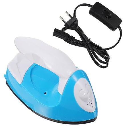 2 Pz Trasferimento Termico Piccolo Ferro Pressa Di Ferro Mini Ferro Da Stiro Elettrico Macchina Per T-Shirt Fai Da Te Macchina Di Trasferimento Di Calore Portatile Ferro Portatile ABOOFAN