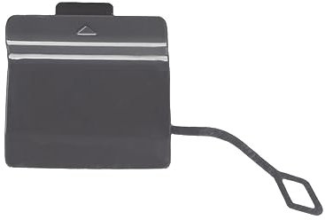 Tappo gancio traino XUBOR, for BMW, Serie 5 F10 F18 528i 535i 550i berlina 2011-2013, 51127240133 Accessori auto, Tappo gancio traino paraurti posteriore Copertura occhiello traino(Unpainted Passenge