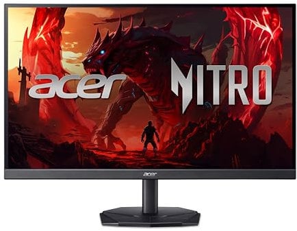Acer Nitro KG272 Z3, Monitor Gaming 27 Full HD IPS (1920 x 1080, 16:9, 250 Nits, Tiempo de Respuesta 0,5 m/s (VRB), 280Hz, 2xHDMI 2.0/1xDP 1.4), Monitor PC, Color Negro