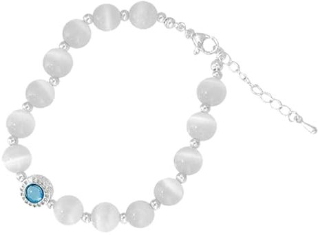 Sportuhr, Opal-Imitat, Schmetterling-Anhänger, glatt, elastisch, normale Passform, für Damen, Geburtstag, exquisit, leicht, Schmuck, Teenager, Jungen, Uhren im Alter von 15–18 Jahren, Einheitsgröße