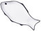 Mikinona Plato De Pescado Al Vapor En Forma De Plato Para Servir Pescado Lámina Plato Con Forma De Ligero Condujo Pequeño Fuente De Pescado Plato De Vapor De Pescado Cerámica