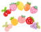 HORIALENCE 10pcs Resin Flatback Fruit Charms for Crafting Includes Peach Strawberry Lemon Cherry More Resin Fruit Pendants for Scrapbooking Decoration