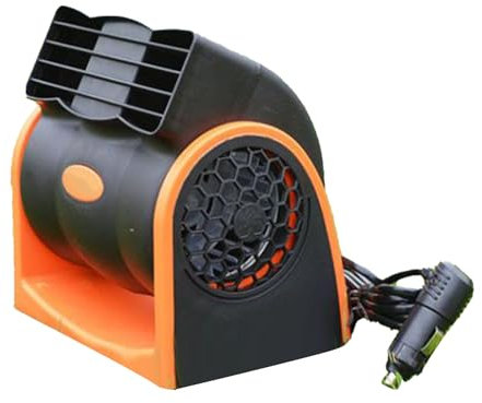 Ventilador De Enfriamiento Para Camiones Y Vehículos Comerciales Ventilador Eléctrico De Viento Fuerte Y Silencioso Con Enchufe De Cigarrillo De 24V Para Mejorar La Comodidad En Vi