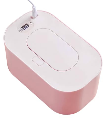 Heizung Windeln - USB-Heizungseinheit mit LED-Anzeige | Hülle Für Feuchttücher mit einstellbarer Temperatur - Für den Einsatz Im Wohnzimmer Reisen Kinderzimmer Kindergarten Outdoor Tägliche Routen