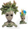 Baby Groot Blumentopf/Stifthalter, Innovative Action-Figur aus Filmklassiker I AM Groot,Für Home Decorations & aquariumpflanzen deko,Kreativer Geschenkefür Erwachseneund Kinder(Herzform)