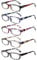 Kerecsen 5-Pack Reading Glasses Women Spring Hinge Pattern Design Glasses for Reading(+3.50, 5 Mix Color)
