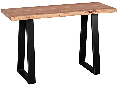 KADIMA DESIGN Konsolentisch Landhausstil Schreibtisch Akazie Schminktisch Sekretär Massivholz