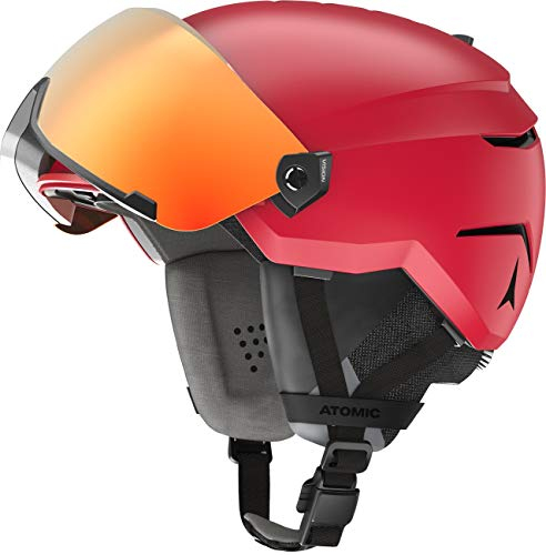 Atomic Savor AMID Visor HD Helm, Erwachsene, Unisex, Rot, 51/55 cm
