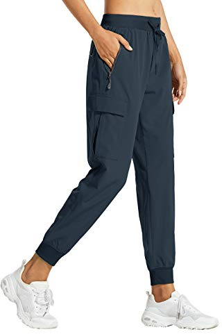 Libin Pantaloni Trekking Donna Cargo Jogger Estivi | Sportivi Impermeabili Donna Pantaloni Leggeri Asciugatura da Lavoro Escursionismo Safari Casual per all'Aria Aperta