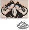 Sattie Stanzschablone, Metall, Hochzeit Frühling Tier Katze Haustier Blume Stanzformen Stanzschablonen für DIY Scrapbooking dekorative Prägepapier Stanzformen für Kartenherstellung
