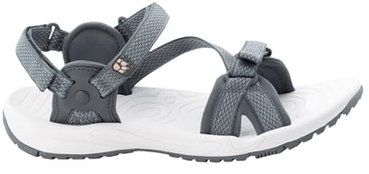 Jack Wolfskin Damen Lakewood Ride W Sandale, Bluish Grey/Rose, 39.5 EU