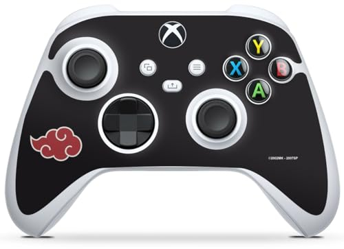 DeinDesign Skin kompatibel mit Microsoft Xbox Series S Controller Folie Sticker Akatsuki Naruto Shippuden Offizielles Lizenzprodukt