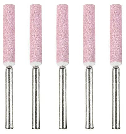 RANRAO 5 Stück Kettensägen-Schleifsteine Schleifwerkzeug Steine Grat Kettensäge Schleifstein Feile Ersatzwerkzeuge