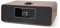 MS3 Stereo WiFi Internet Radio with Spotify (DAB + Digital Radio, VHF, Bluetooth, USB Charger, AUX-IN, Radio Alarm Clock, Wood Look, Colour Display, 20 Watt, Remote Control, Power Supply) - Walnut