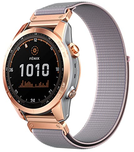 NotoCity 20mm Nylon Bracelet pour Garmin Fenix 5s Fenix 6s Fenix 7s, Quick Fit Doux Bracelet pour Fenix 5S Plus, Fenix 6S Pro,Instinct 2S, Descent Mk2S