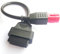 6-poliger OBD-Motorrad-Adapter, Euro5 Motorrad-Diagnosekabel, OBD2 K-Line CAN-Bus-Kabel für Yama-ha Hon-da Su-zu-ki BENE-LLI