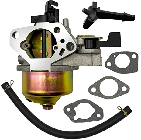 STRONGTHIUM Carburador de 27mm Compatible con Honda GX390 GX340 GX270 GX240, para Generador Predator Duromax 389cc 420cc 440cc, Sustituye Huayi P27 y Ruixing, con Juntas y Manguera