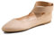 Feversole Ballerina Pelle Scamosciata Colorata con Cuscino in Memory Foam per amaretti da Donna Nudo Taglie 36 EU