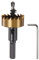 sourcing map Hole Saw 28mm (1-1/8) M35 HSS (High Speed Steel) Titanium Coated Drill Bit Cutter Opener for Stainless Steel Aluminum Alloy Metal Wood Plastic